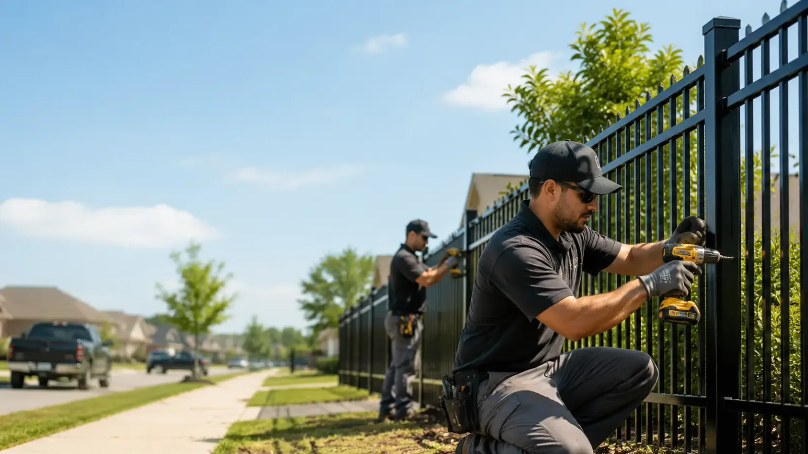 Metal Fence Installation in Caraway, AR